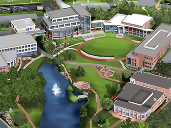 campus map graphic